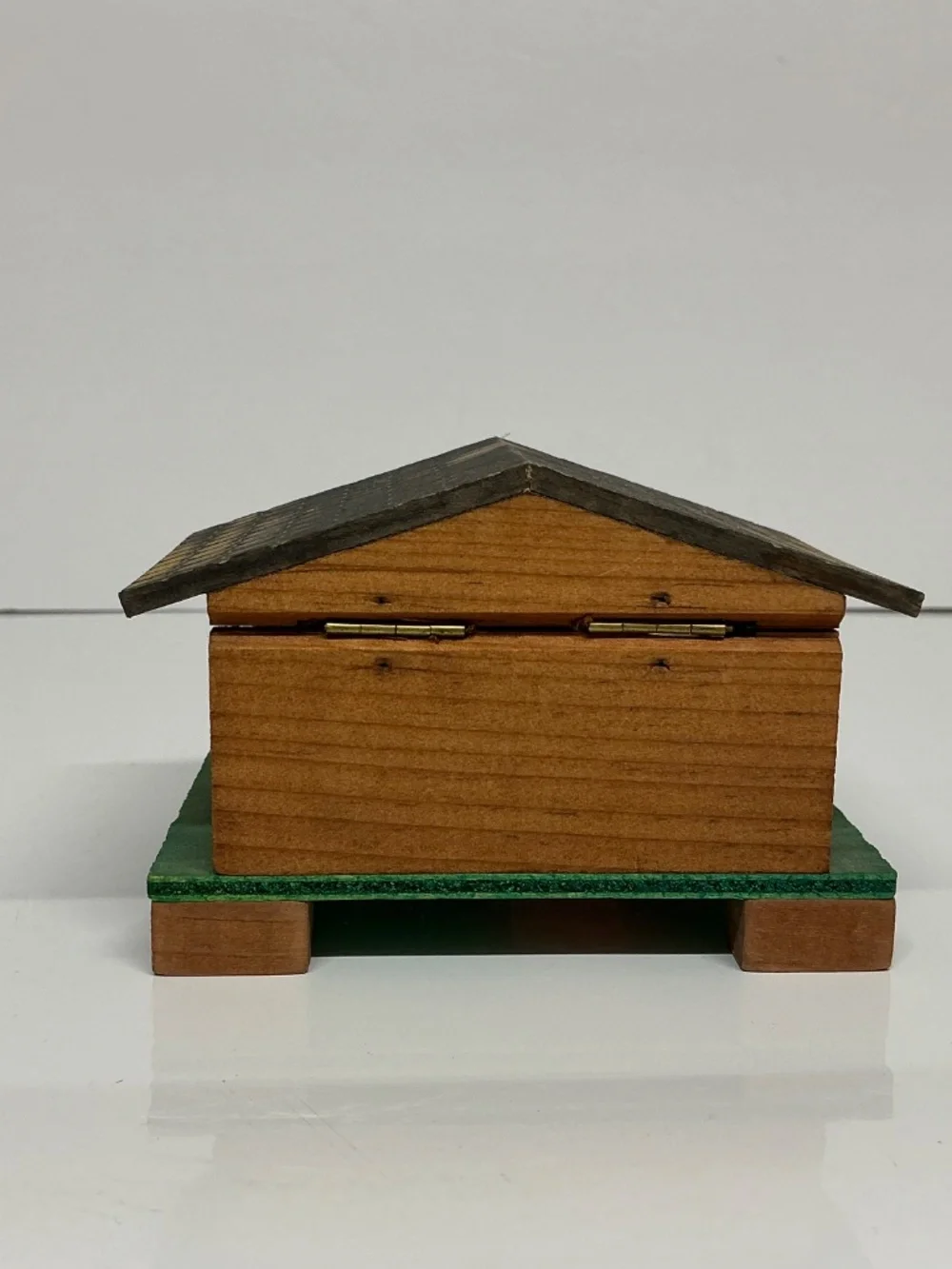 Wooden Swiss Chalet Music Box